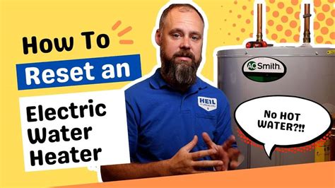 electric water heater reset